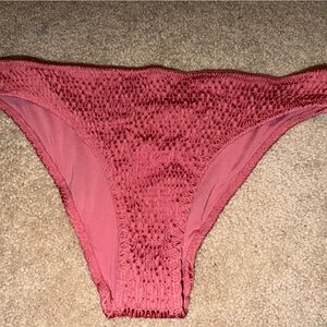 H&M Textured Coral bathing suit bottom